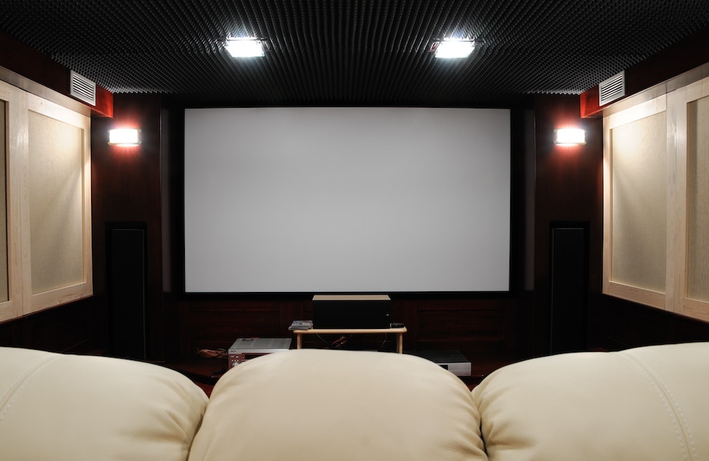 soundproof home theater in extra room ideas