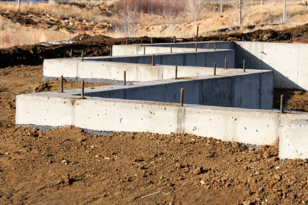 concrete home foundation